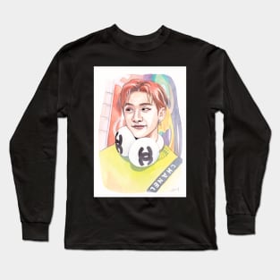 Stray Kids Chan Watercolour Painting Long Sleeve T-Shirt